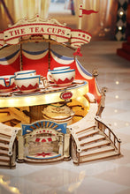 Load image into Gallery viewer, Electro-Mechanical Wooden Puzzle: Tilt-A-Whirl
