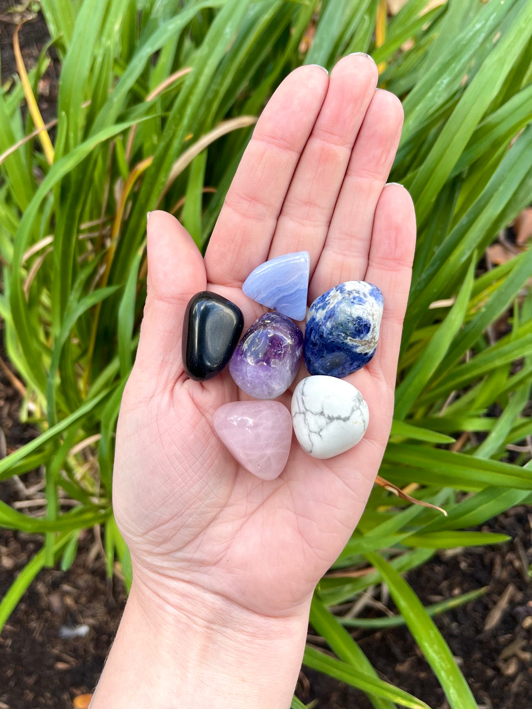 Anxiety Relief Tumbled Stones Set