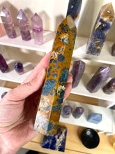 Load image into Gallery viewer, Apatite in Dendritic Agate Tower
