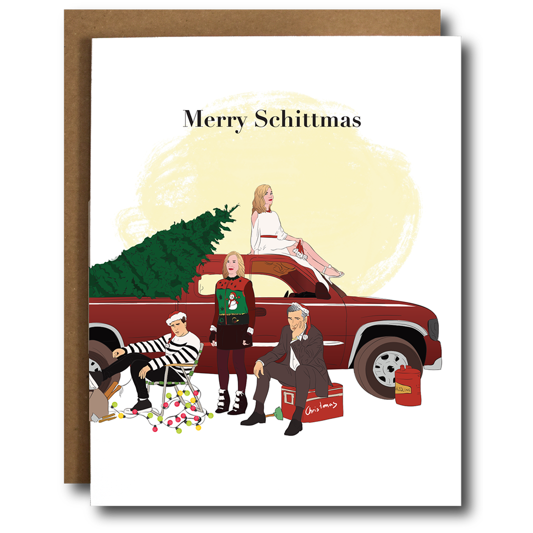 Merry Schitmas Schitt's Creek Christmas Card