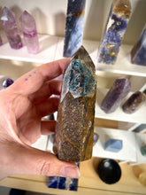 Load image into Gallery viewer, Apatite in Dendritic Agate Tower
