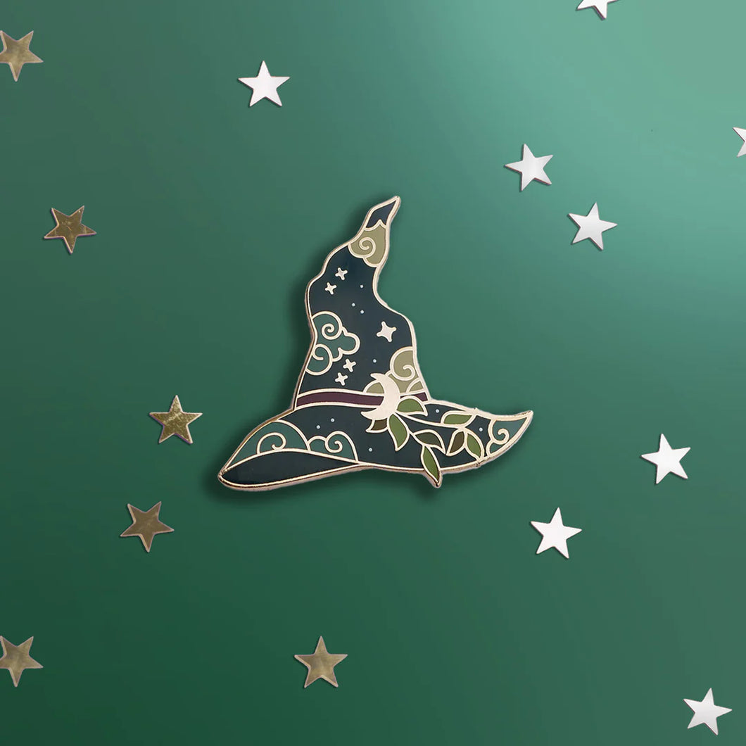 Witches Hat Enamel Pin