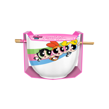 Load image into Gallery viewer, Power Puff Girls Rainbow Grl Pwr 20oz. Ceramic Ramen Bowl
