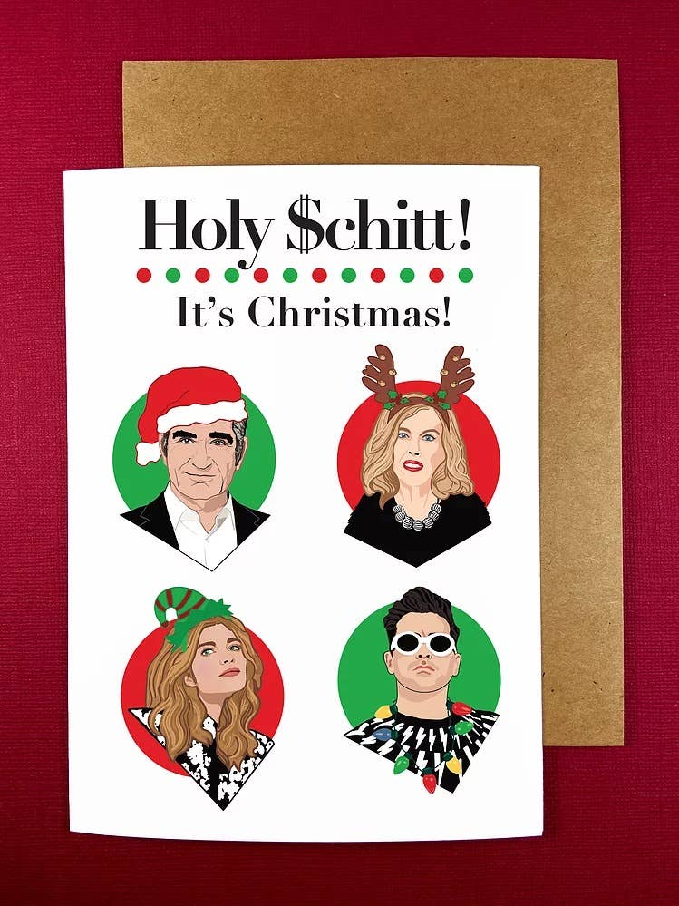 “It’s Christmas!” Schitt’s Creek Holiday Greeting Card