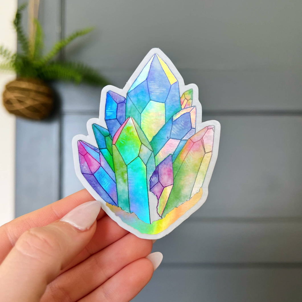 Holographic Reflective Crystal Sticker