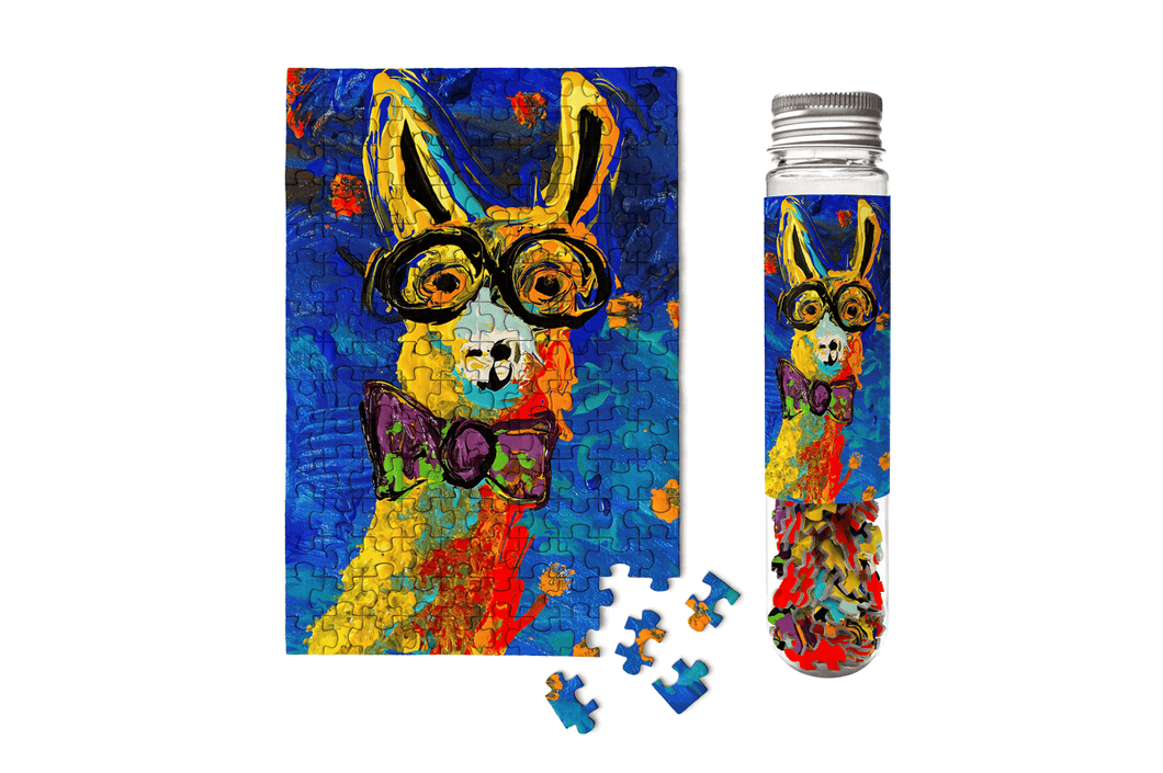 Lively Louis Llama MicroPuzzle  Mini Jigsaw Puzzle