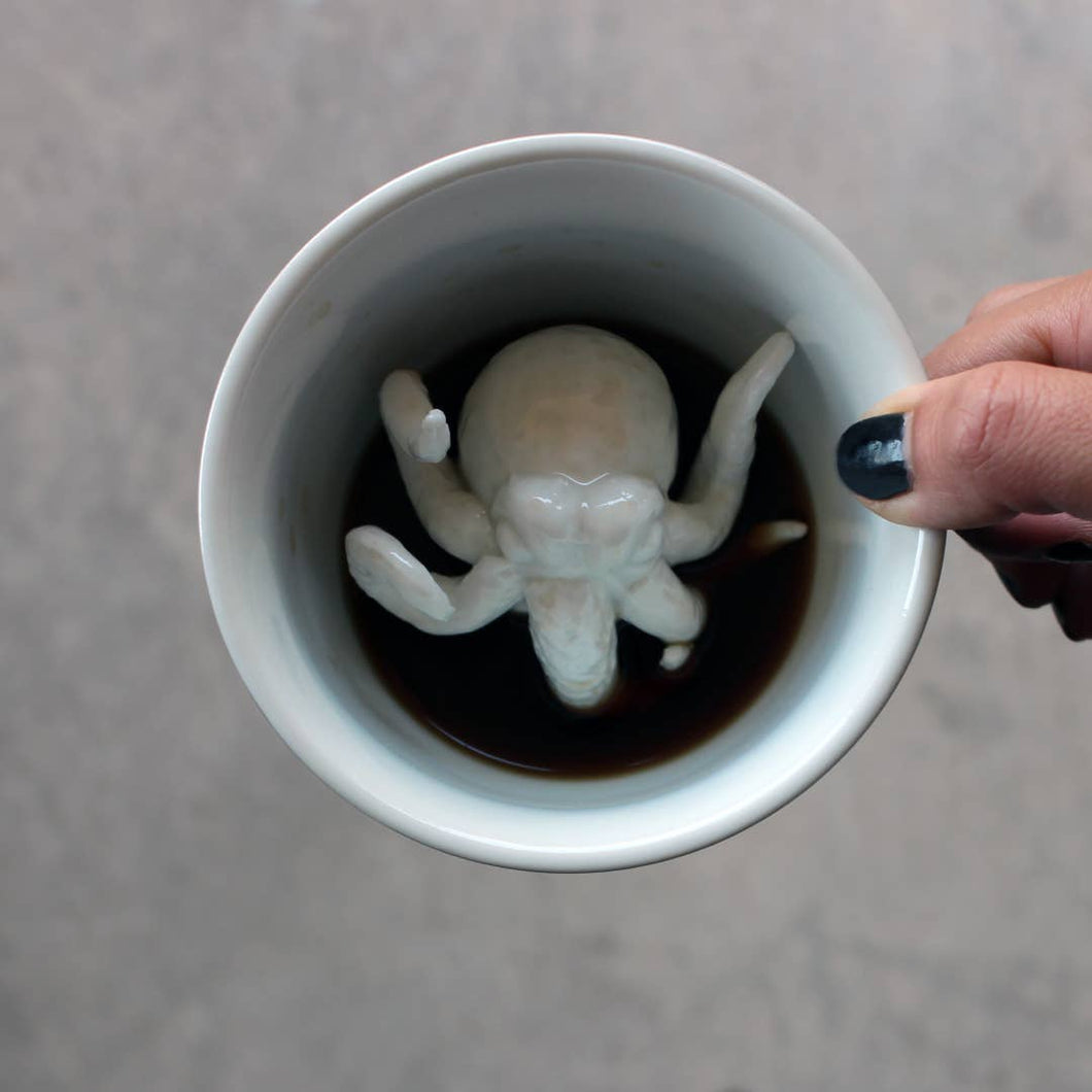 Kraken Cthulhu 11 oz. Creepy Cup (Black) Coffee Ceramic Mug