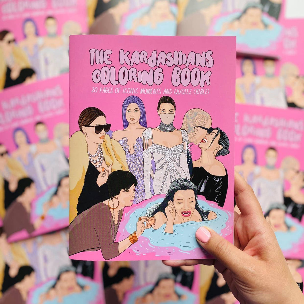 The Kardashians Adult Coloring Book - Funny Pop Culture Gift