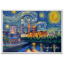 Load image into Gallery viewer, MAGNET Cleveland, Ohio, Starry Night: Magnet
