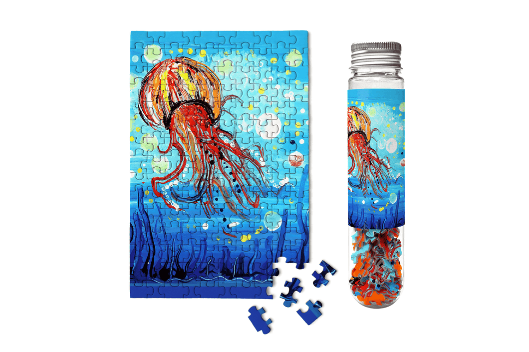 Bubbly Jellyfish MicroPuzzle - Mini Jigsaw Puzzle