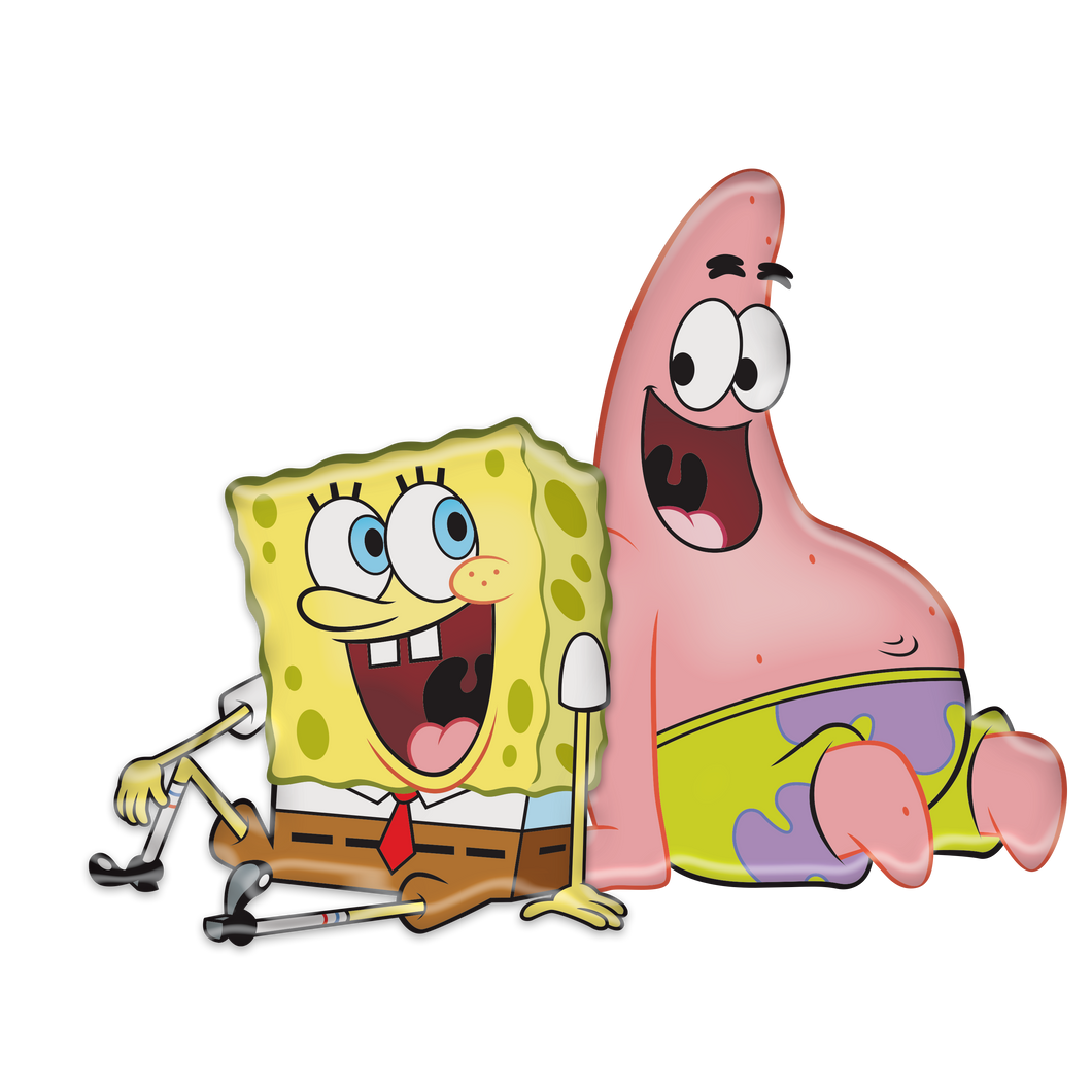 Spongebob and Patrick Ceramic Salt and Pepper Shaker