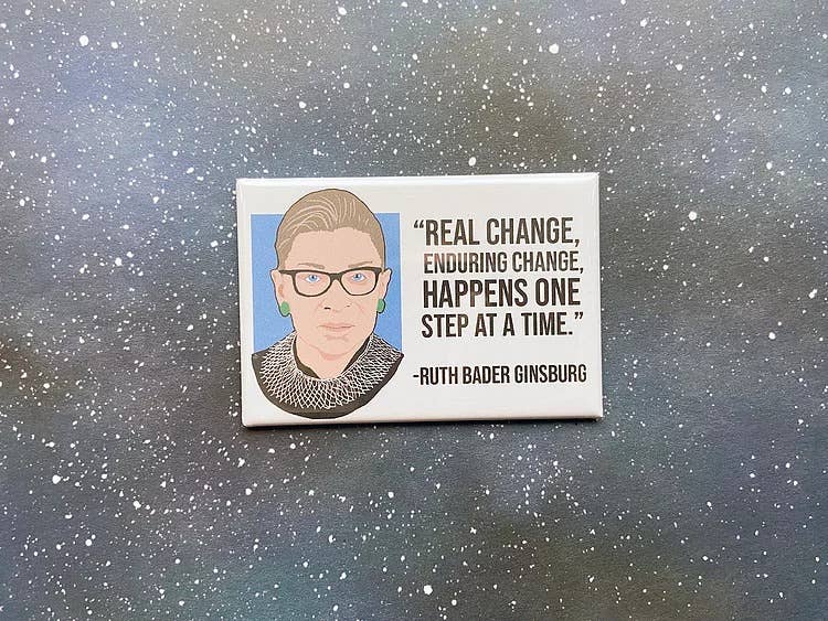 “Change” Ruth Bader Ginsburg Souvenir Magnet