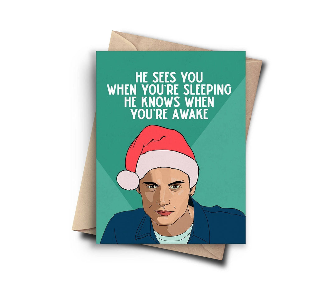 Funny Christmas Card - You Holiday Card