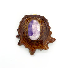 Load image into Gallery viewer, Medium Opalized Fluorite Pinecone Pendant
