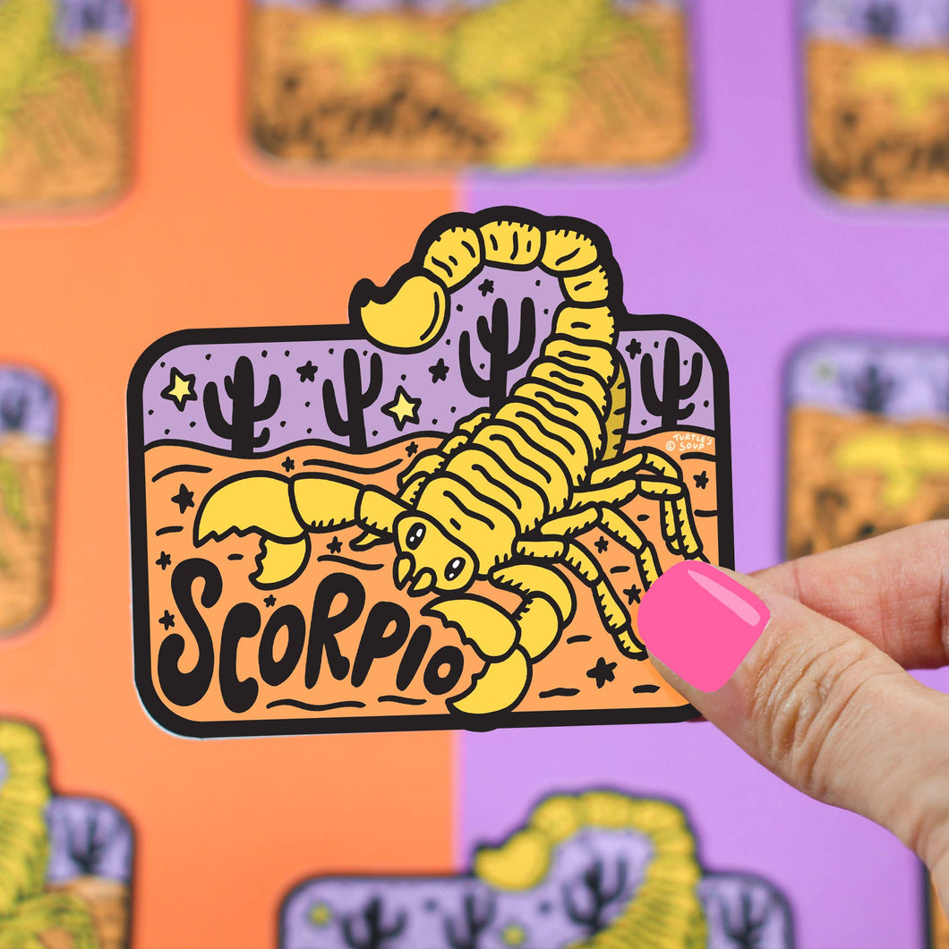 Zodiac Scorpio Scorpion Astrology Horoscope Vinyl Sticker