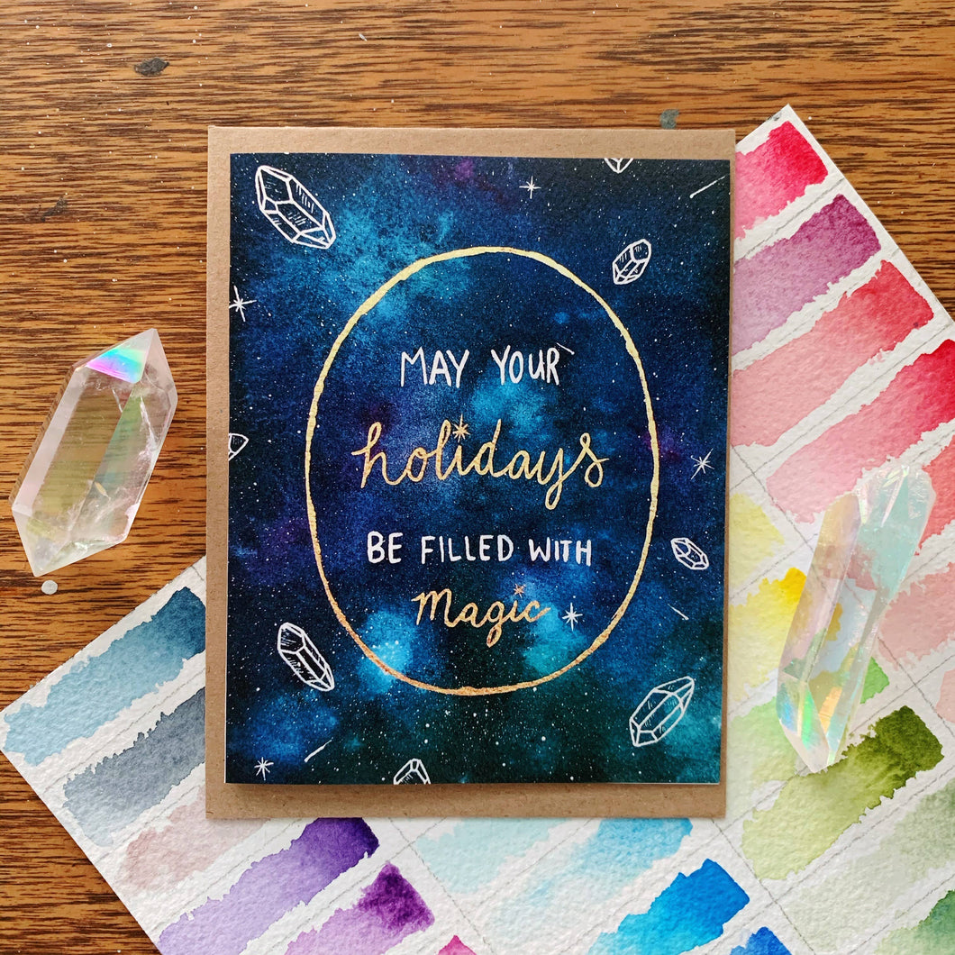 Magical Holidays Greeting Card