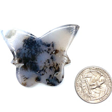 Load image into Gallery viewer, ONE Dentritic Agate Butterfly
