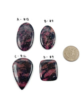 Load image into Gallery viewer, Rhodonite Cabochons
